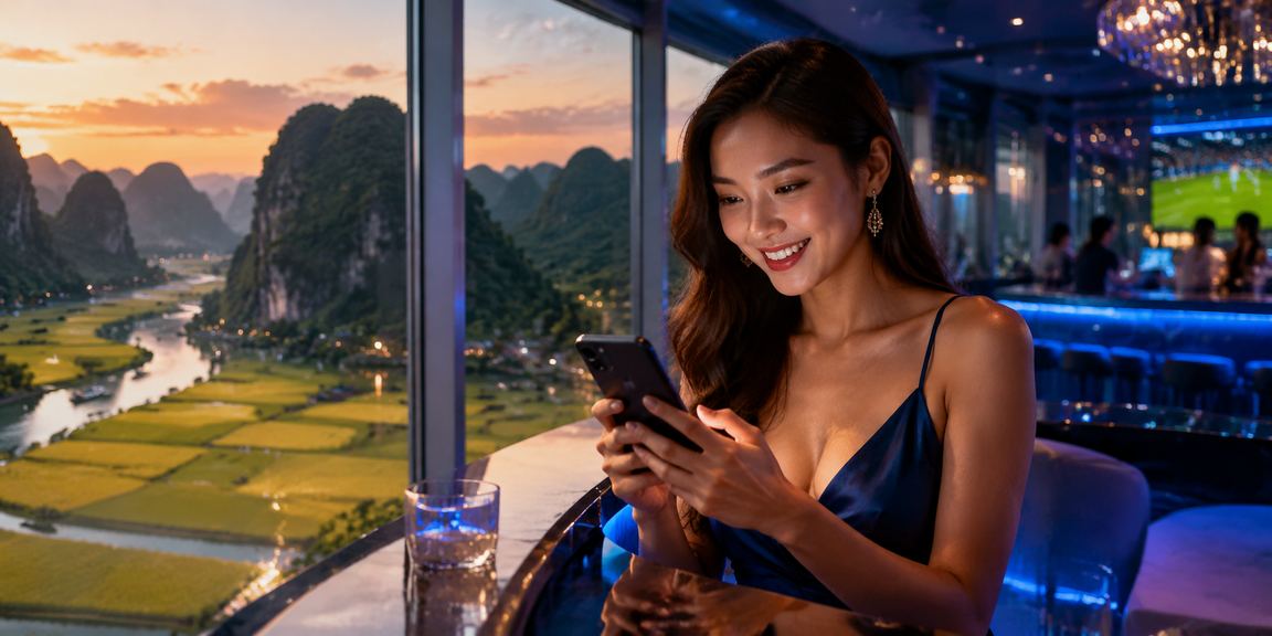 Người dùng sử dụng điện thoại tại Ninh Bình để truy cập nền tảng bhxh an toàn