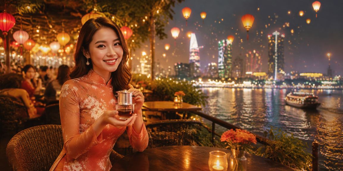 Không khí casino và cá cược tại Sài Gòn bên tách cà phê buổi tối
